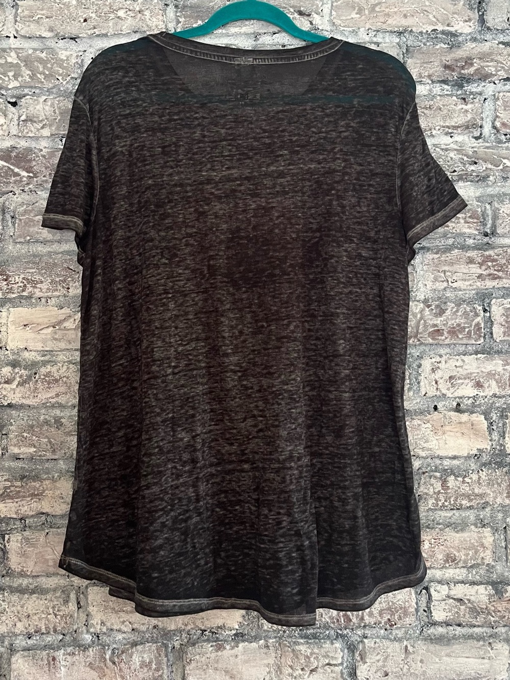 MTV Leopard Logo Black Short Sleeve Tee Sheer feel excellent condition - Picture 6 of 6